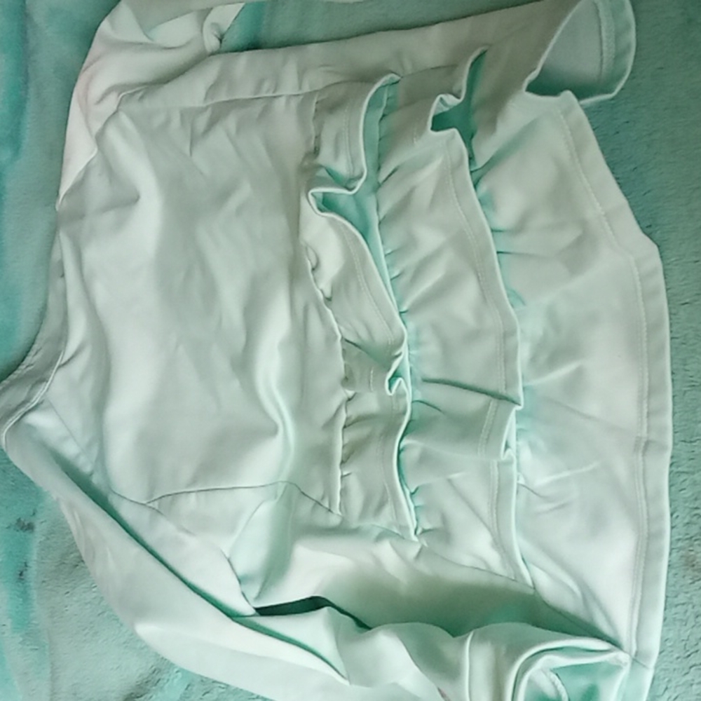 SOLD - Adidas Mint Blue Zipper Fleece Hoodie - Picture 3 of 3